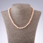 Freshwater Pearl Necklace Pale Pink, 43–44 cm