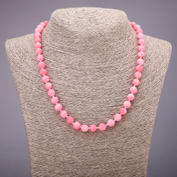 Tourmaline Necklace (named ) smooth bead, 8mm diameter, 45cm length