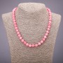 Tourmaline Necklace (named ) smooth bead, 8mm diameter, 45cm length