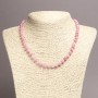 Tourmaline Necklace (named) smooth bead, diameter 6 mm, length 45 cm