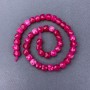 Pink Tourmaline Beads – Natural Stone, Faceted Cubes on Strand, 9x9 mm, 38 cm length