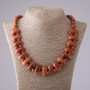 Necklace Cleopatra Aventurine 'Golden Sand' link 12x25 mm and bead 10 mm L50 cm