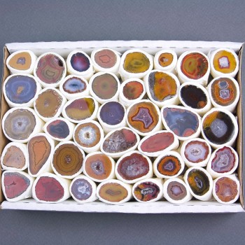 Carnelian Geode Assortment in Various Sizes (price per box)