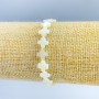 Bracelet with mother-of-pearl crosses, diameter 8×8×3 mm, length 18 cm (stretch)