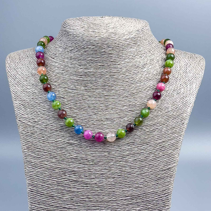 Necklace 'Assortment' with natural stone