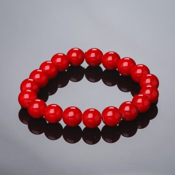 Elastic Coral Bracelet 10 mm