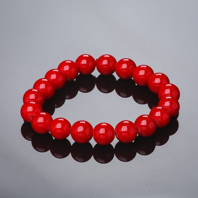 Elastic Coral Bracelet 10 mm