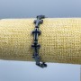 Hematite Cross Bracelet, diameter 14×10 mm, length 18 cm (stretch)