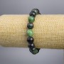 Zoisite Stone Bracelet with Smooth Beads, 10 mm Diameter, 18 cm Length, Stretch