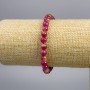 Watermelon Tourmaline bracelet (imitation) smooth bead