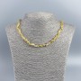 Citrine Faceted Beads Necklace, 50 cm