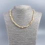 Natural Citrine Necklace with Faceted Beads, 6 mm Diameter, 48 cm Length