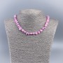 Natural Pearl Necklace (tone: lilac crumb), diameter 8mm±, length 50cm±