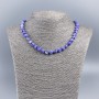 Natural Mother-of-Pearl Necklace (tone.) Lavender Round Bead, 8 mm diameter ±, length 48 cm ±