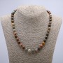 Jasper Necklace with Smooth 8mm Beads