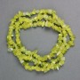 Yellow Jadeite Chip Beads on Thread, 10x4 mm, 82 cm length