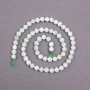 Angelite Beads, Natural Stone Faceted Round Bead, 6mm Diameter ±, 38cm Length ± on Thread