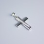 Pendant Xuping Rhodium Cross with White Crystals 24x18 mm+