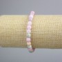 Jadeite Bracelet with Colorful Smooth Beads, 6.5 mm Diameter, 18 cm Length (Stretch)