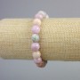 Multicolor Jadeite Bracelet with Smooth Beads, 10mm Diameter ±, 18cm Length ± (Stretch)