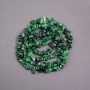 Zoisite chips on beading line, 7×6×3 mm, length 80 cm