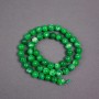 Beads on a Thread Chrysoprase (Synthetic) Smooth Spheres, 6.5 mm Diameter, 38 cm Length