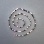 Tourmaline Assorted Beads on a Strand - Cube-Shaped Natural Stone, Diameter 2.5 x 2.5 mm, Length 39 cm