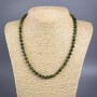 Imitation Jadeite Necklace (Acrylic) Smooth Bead, 6.5 mm Diameter, 50 cm Length
