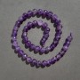 Faceted Amethyst Beads 8mm on Thread
