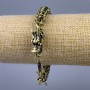 Chain bracelet 'Dragon' gold-tone metal 10.5x30mm, thickness 9mm, length 22cm +