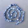 Blue Aventurine Beads Natural Stone Rondelle, Diameter 7x9 mm, Length 40 cm