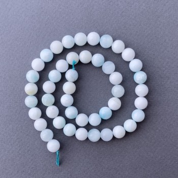 Hemimorphite Beads, Natural Stone, Smooth Round Beads, 8.5 mm Diameter, 39 cm Length