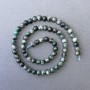 Green Lepidolite Beads, Natural Stone, Smooth Round Beads, 6 mm Diameter, 39 cm Length