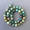 Chrysocolla Beads, Natural Stone, Smooth Round Beads, Diameter 10 mm ±, Length 39 cm ±