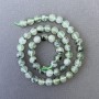 Prehnite Beads, Natural Stone, Smooth Spheres, 8 mm Diameter, 39 cm Length ±