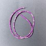 Purple variscite beads (pressed), faceted, diameter 2×4 mm, length 38 cm on a thread