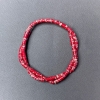 Red Variscite Beads (Pressed) Rondelle, diameter 4.5×2.5 mm, length approximately 38 cm on thread