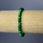 Chrysoprase Bracelet (Acrylic Imitation) Smooth Beads, 6.5 mm Diameter, 18 cm Length (Stretch)