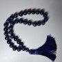 Aventurine Beads 'Night of Cairo' Natural Stone Smooth Beads, 12 mm Diameter, 33 Beads, with Metal Inserts