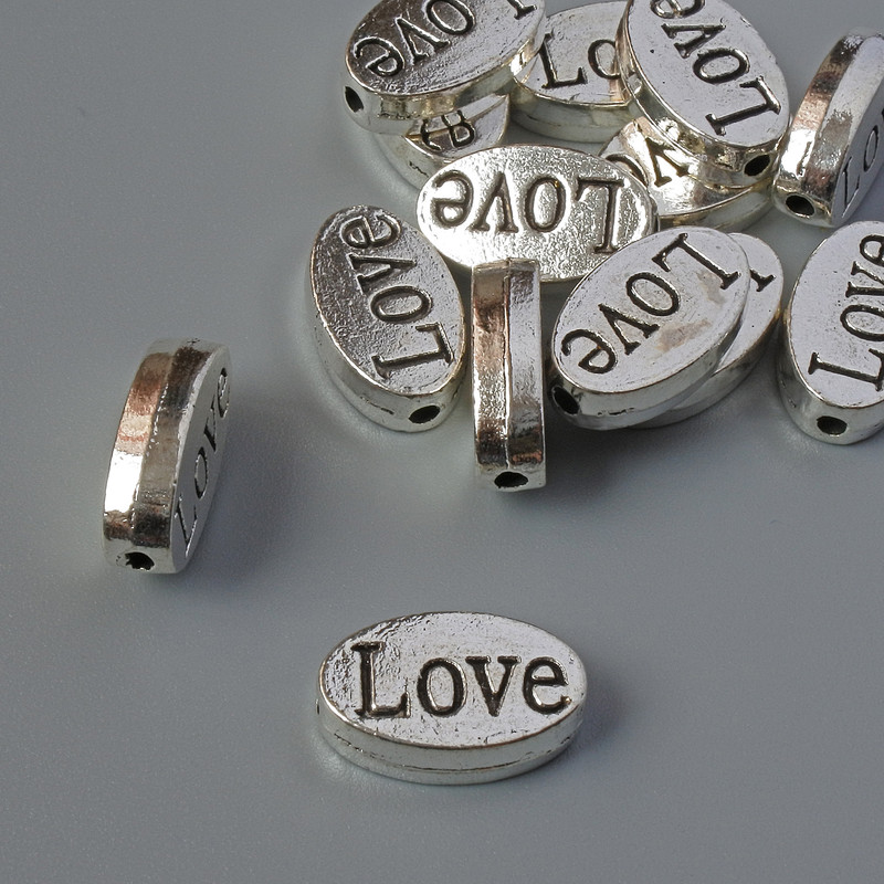 Bead Insert Finding, diameter 8×12, 5×3, 5 mm ± packaging 14 pcs ± 20 g