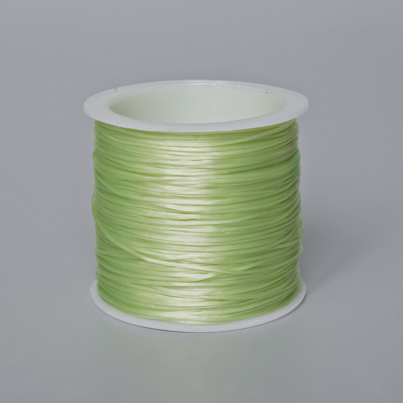 Lime Green Craft Elastic on Spool, 30 m+