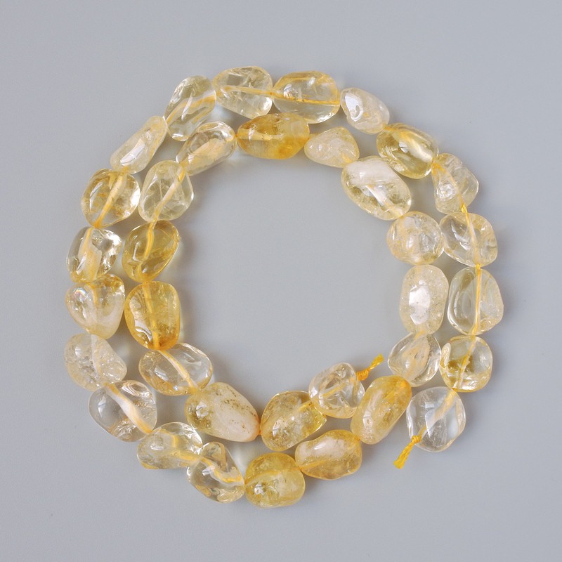 Citrine Beads, Natural Gemstone, Faceted Rondelle, 10×12 mm, about 39 cm on thread