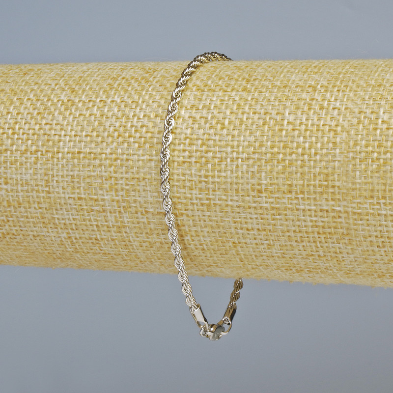 Bracelet Xuping Rhodium, thickness 2.5 mm, length 19 cm