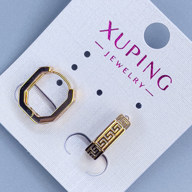 Xuping 14x4mm Earrings with 18K Gold Plating