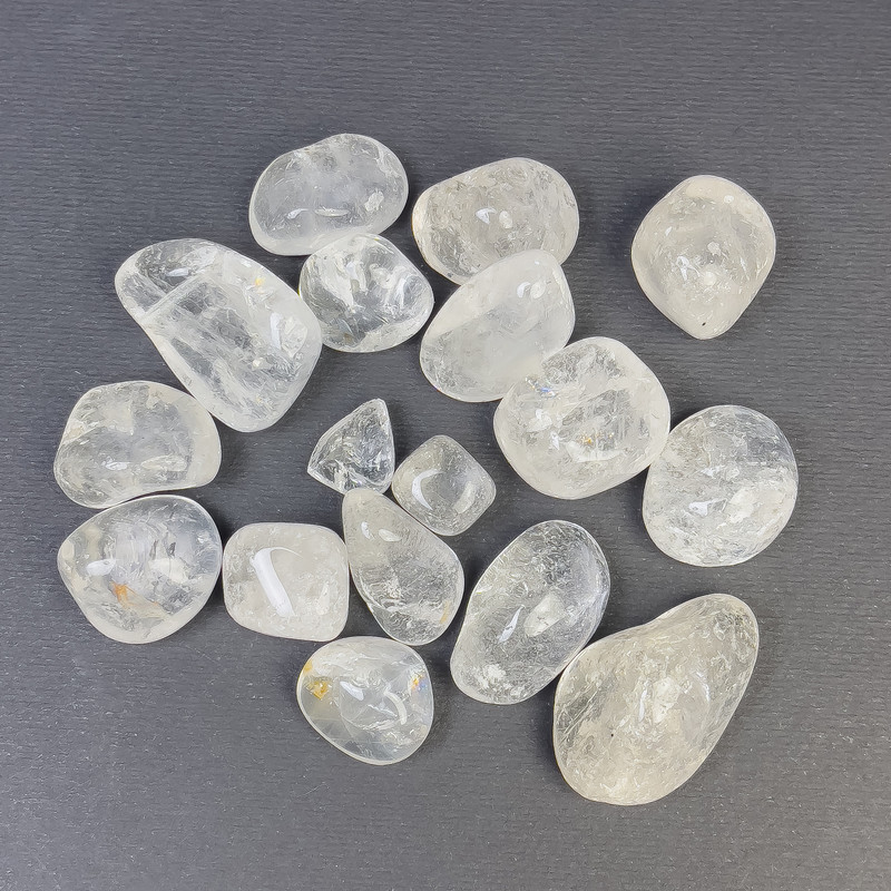 Natural Rock Crystal Faceted Nuggets, Hole-free, 18-32×14-19 mm (+/-) (per 100 g)