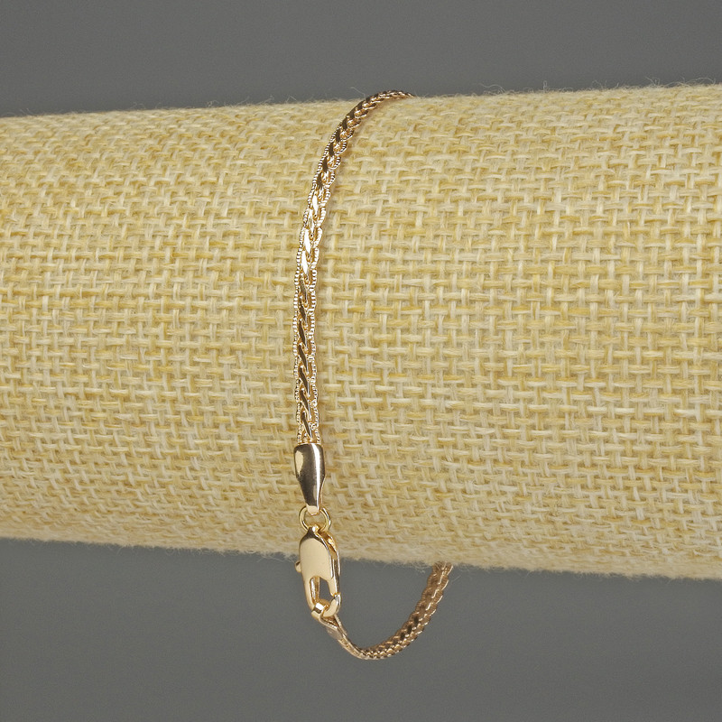 Xuping Bracelet 18K Gold Plating, 19 cm Length, 3 mm Thickness