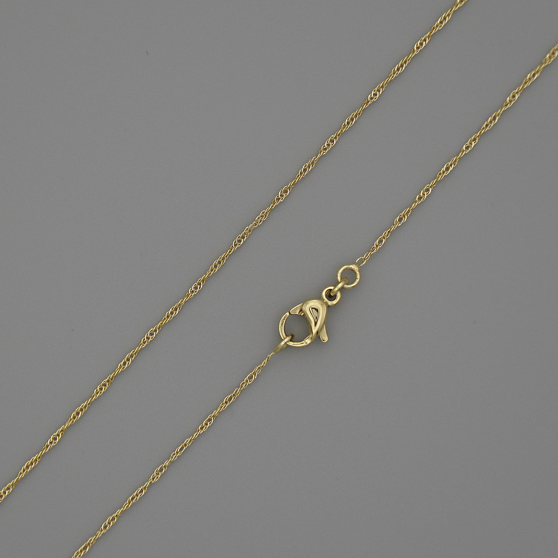 Xuping Chain with 18K Gold Plating, thickness 0.5 mm, length 44 cm