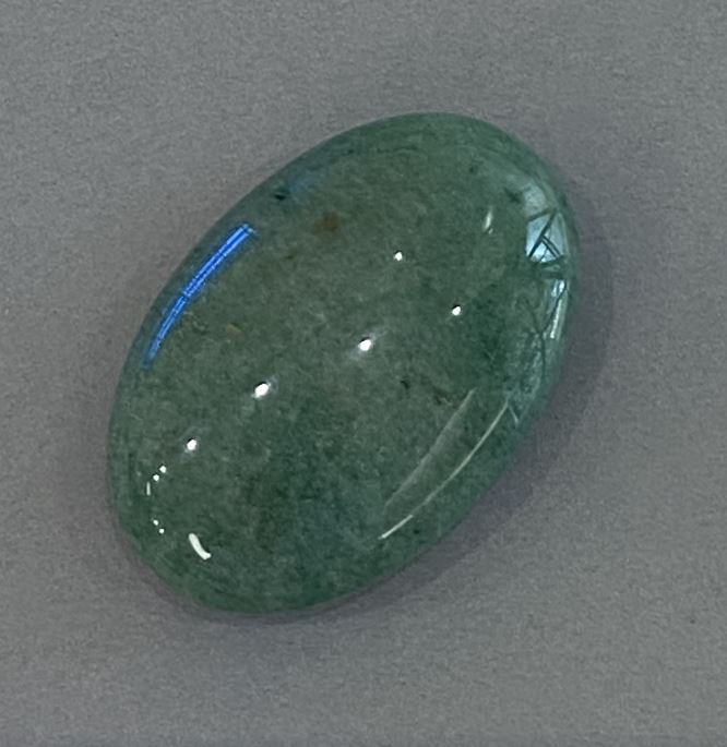 Oval nephrite natural stone souvenir 60×40×20 mm+