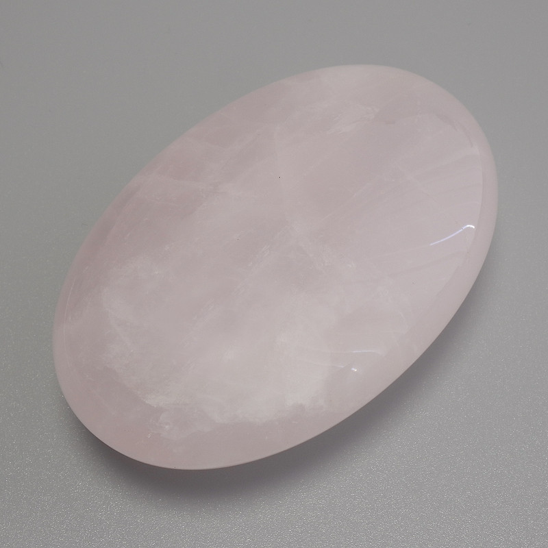 Natural stone souvenir Rose quartz oval 60x40x20mm+