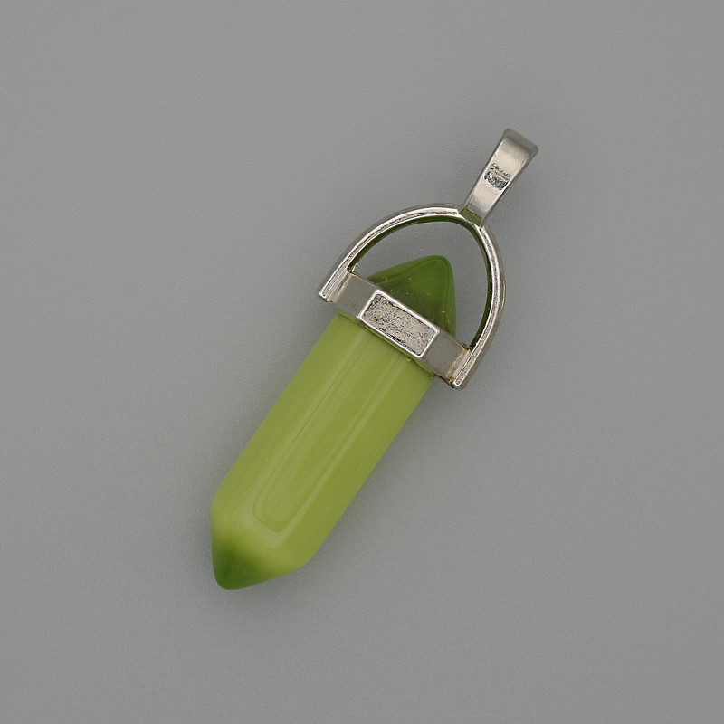 Pendant Cat's Eye Hexagonal Crystal Ball 8×31×41 mm+